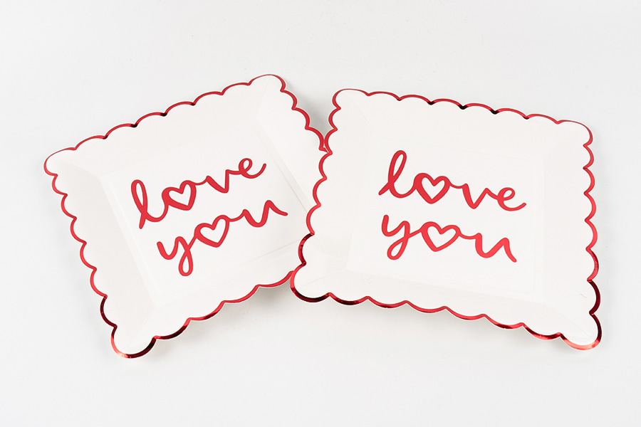 Pratos de papel em forma de onda Pratos de papel em forma de onda