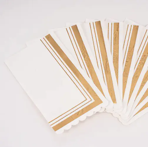 Qual é a diferença entre uma toalha de papel e um guardanapo de papel?